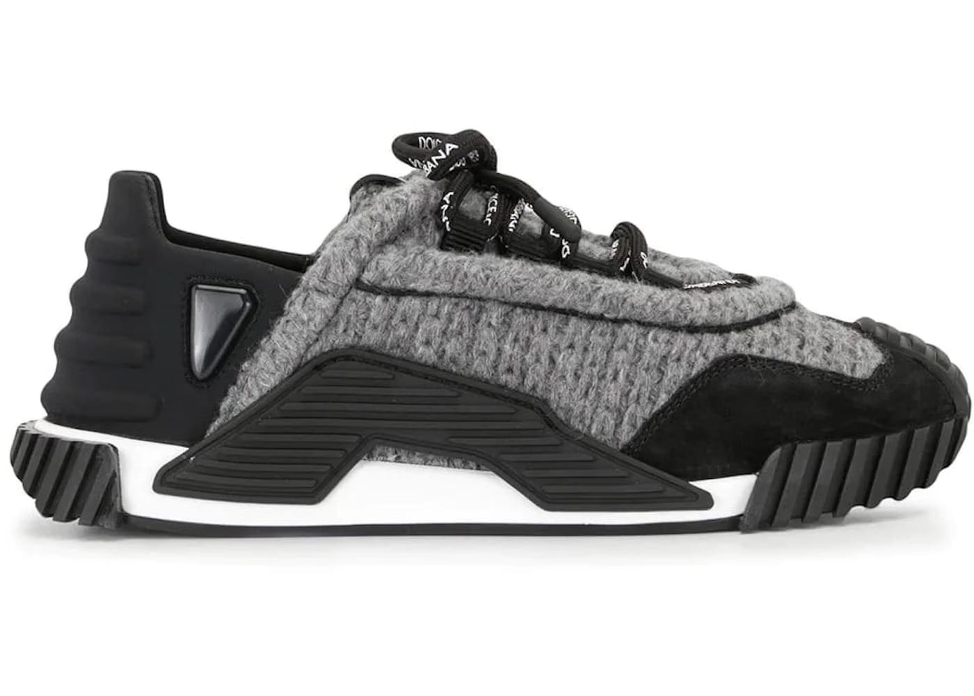 Dolce & Gabbana NS1 Low Top Black Grey (Women's)