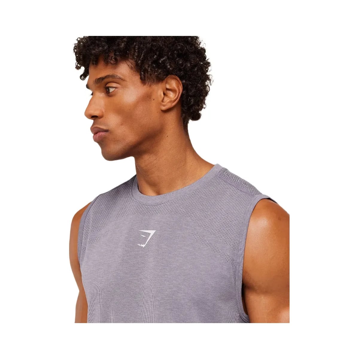 Gymshark Lightweight Seamless Tank - GS Fog Purple/ Marl