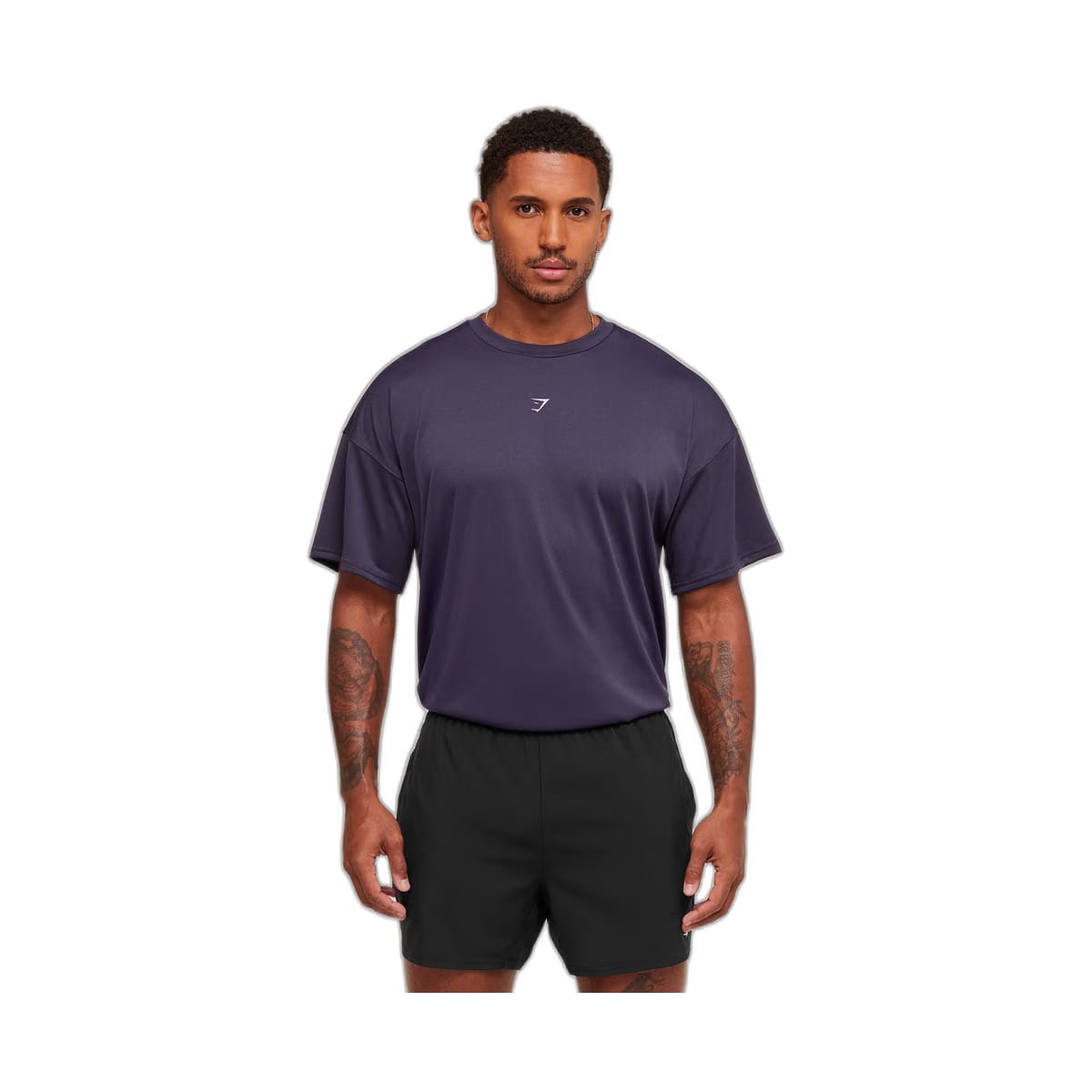 Gymshark Hybrid Athlete T-Shirt - Midnight Purple