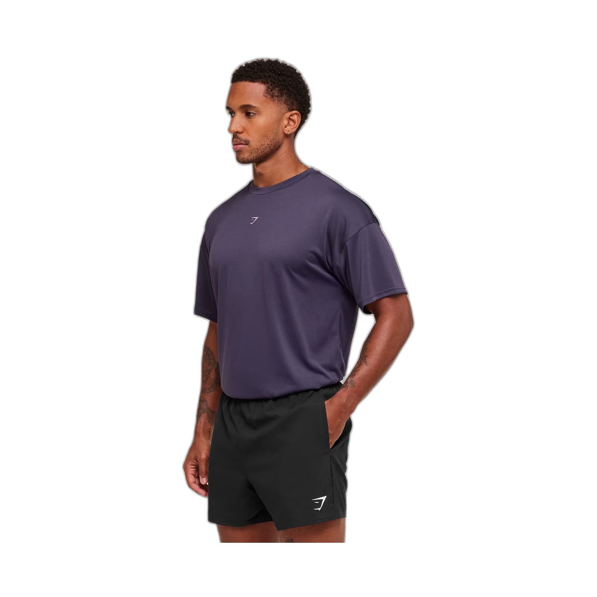 Gymshark Hybrid Athlete T-Shirt - Midnight Purple