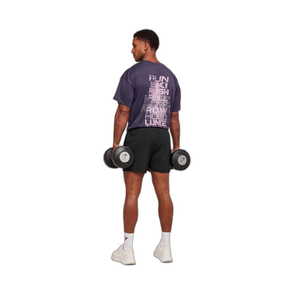 Gymshark Hybrid Athlete T-Shirt - Midnight Purple