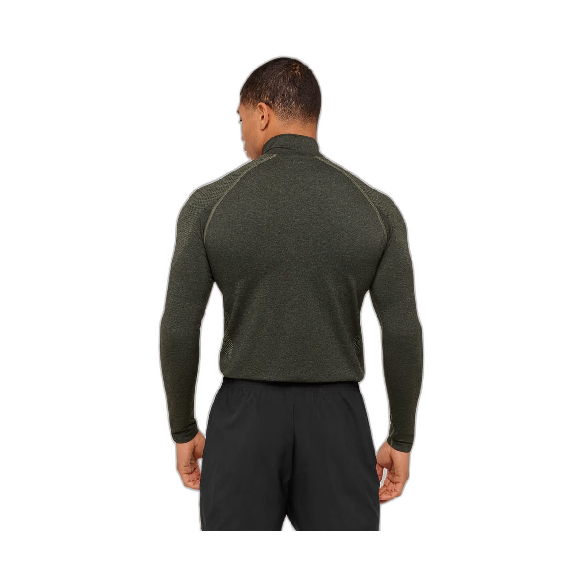 Gymshark Vital 1/4 Zip - Core Olive/Black