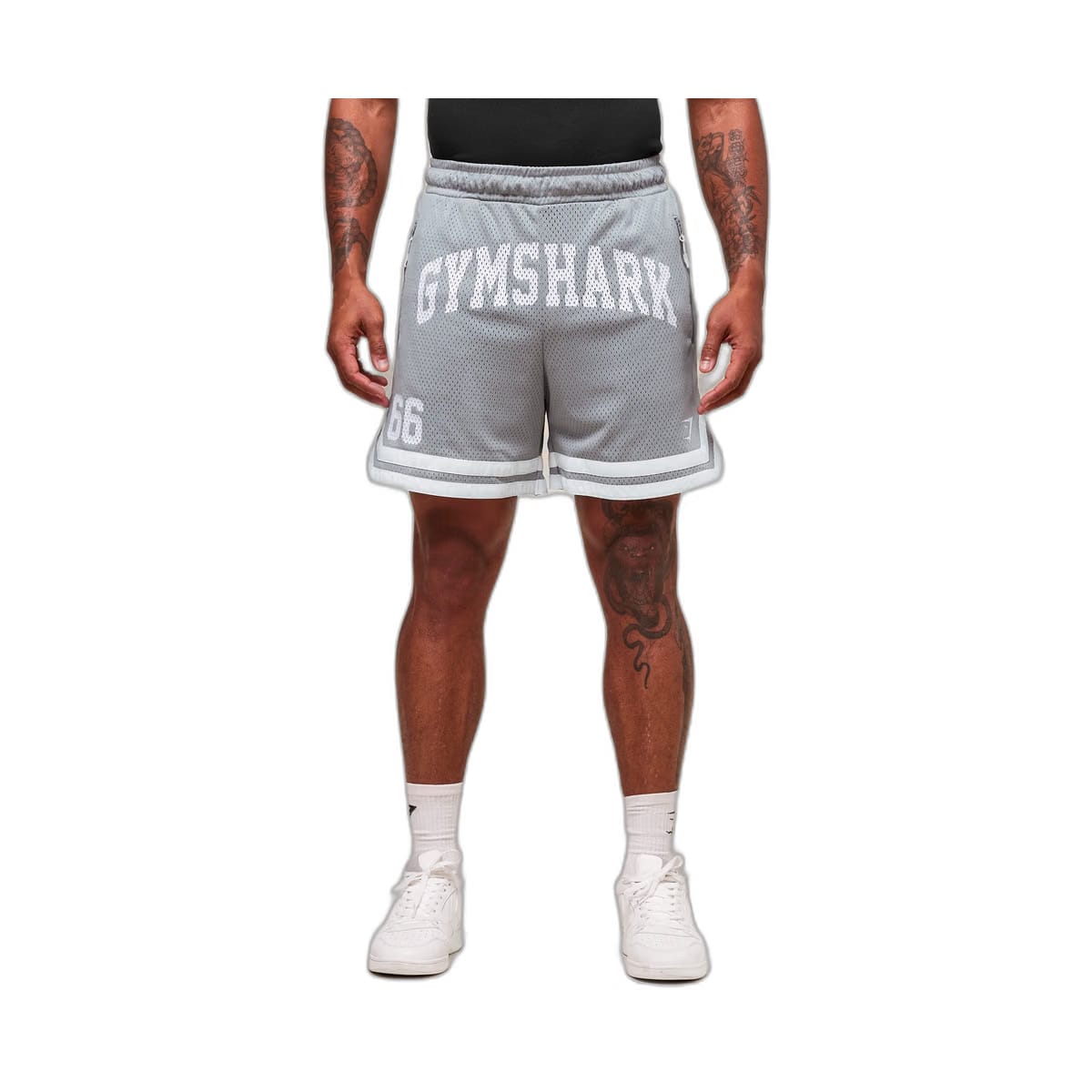 Gymshark Campus Mesh Shorts - Denim Grey
