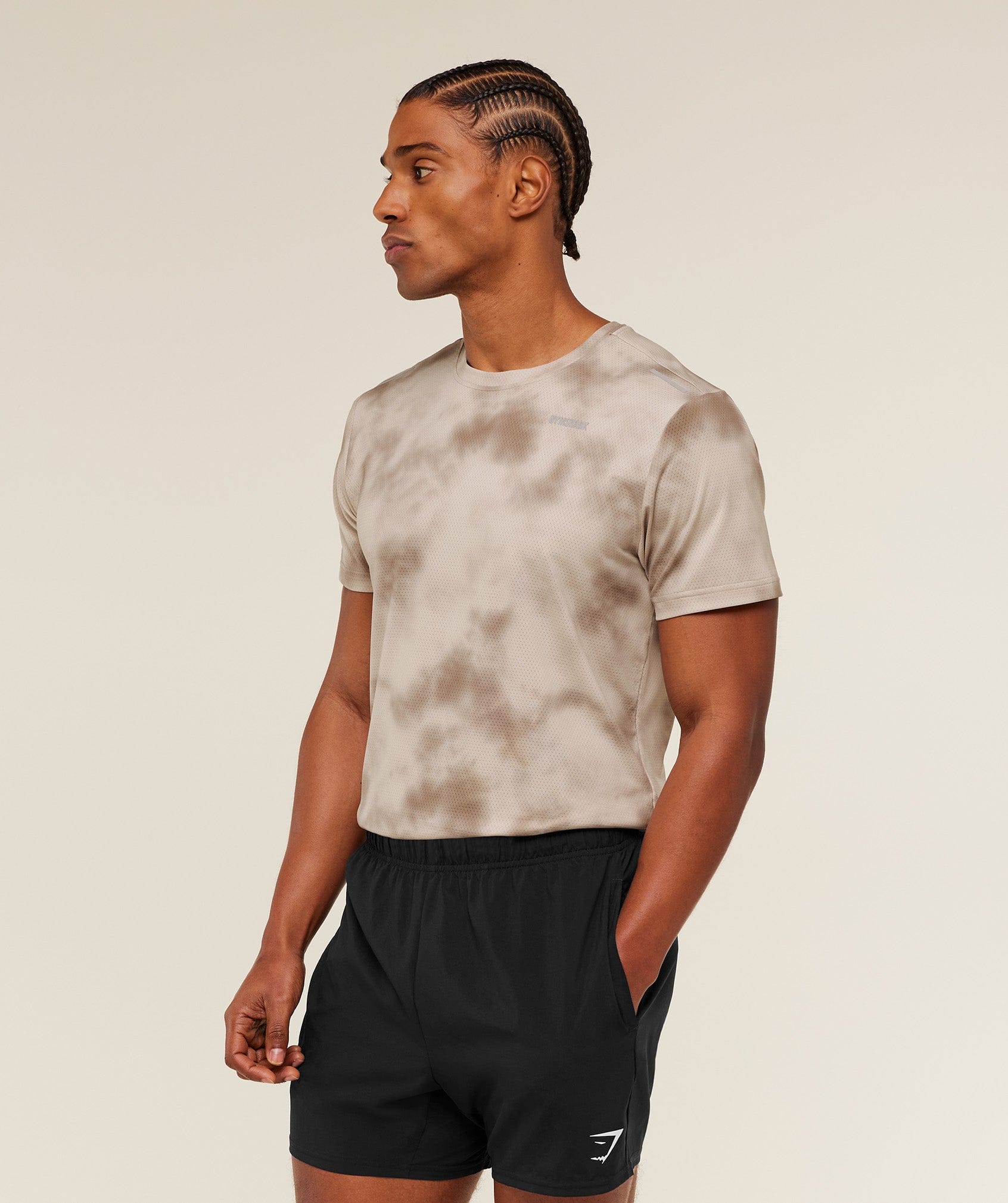 Gymshark Built For More T-Shirt - Pebble Grey