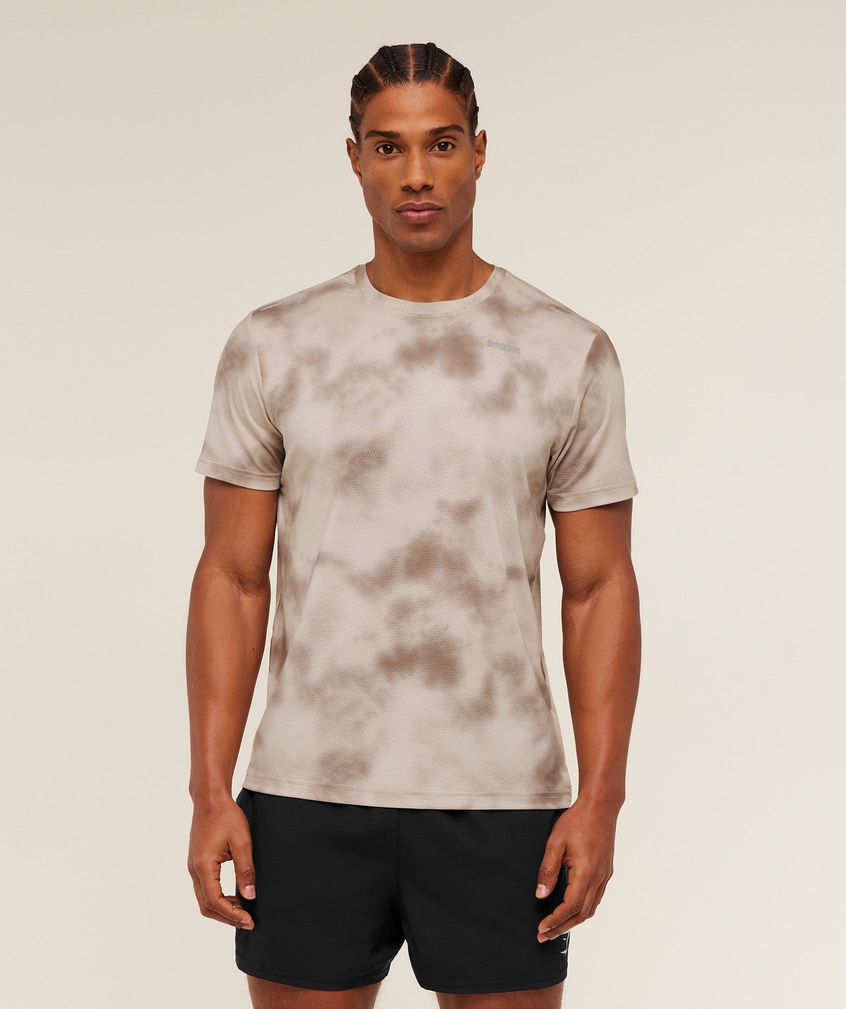 Gymshark Built For More T-Shirt - Pebble Grey