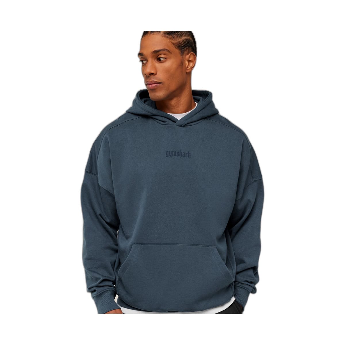 Gymshark Olde English Hoodie - GS Stealth Blue