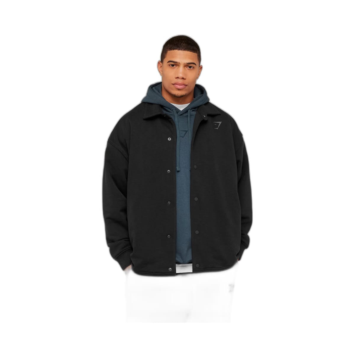 Gymshark Power Coach Jacket - GS Black/GS Asphalt Grey