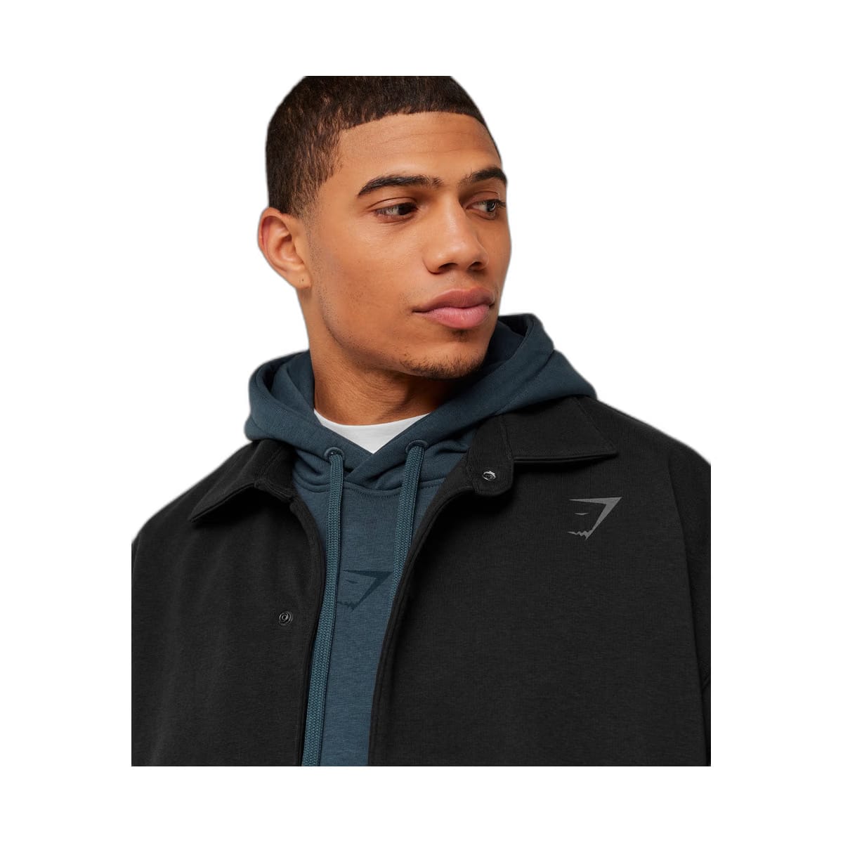 Gymshark Power Coach Jacket - GS Black/GS Asphalt Grey