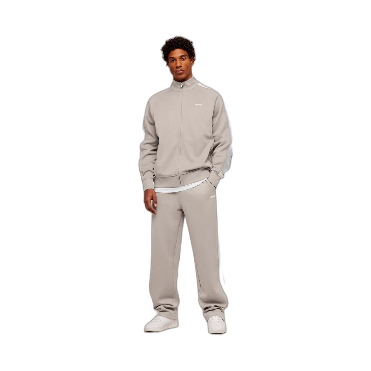 Gymshark Tricot Track Jacket - Mushroom Grey