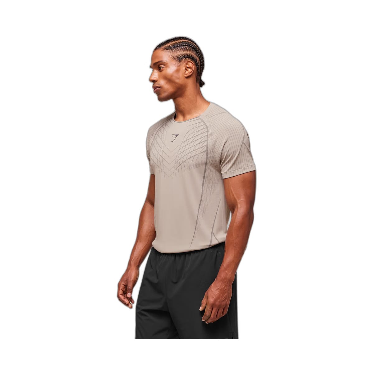 Gymshark Apex Seamless T-Shirt - Mushroom Grey/Pitch Grey