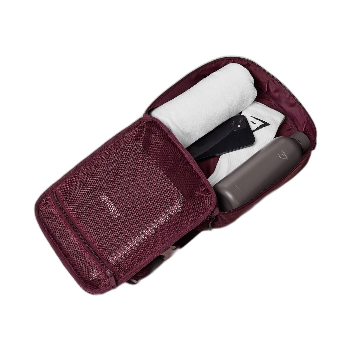 Gymshark Mini Tactical Backpack - GS Impact Burgundy