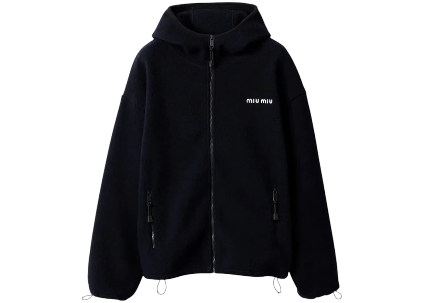 Miu Miu Fleece Sweatshirt Bleu