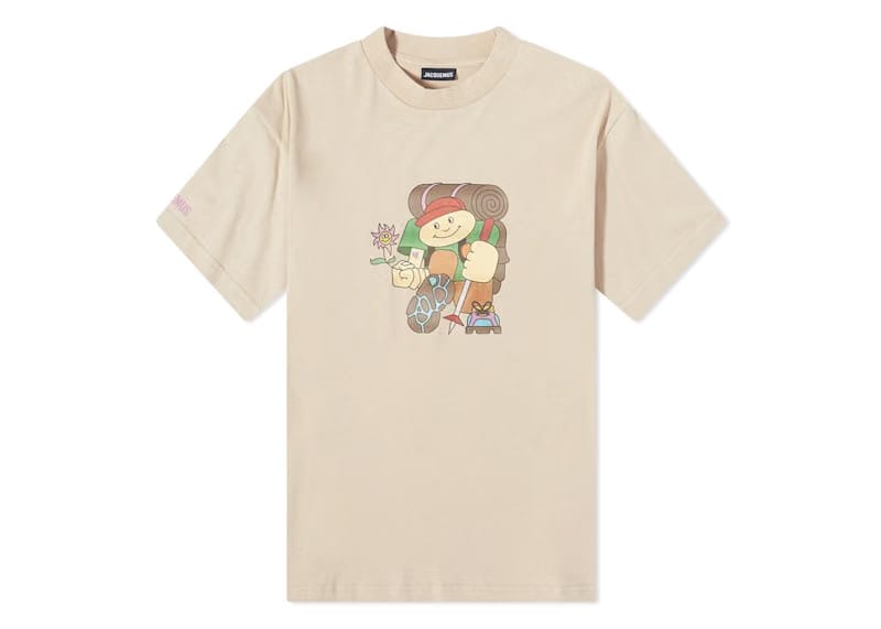 Jacquemus Le T-Shirt Trek T-Shirt Beige/Brown