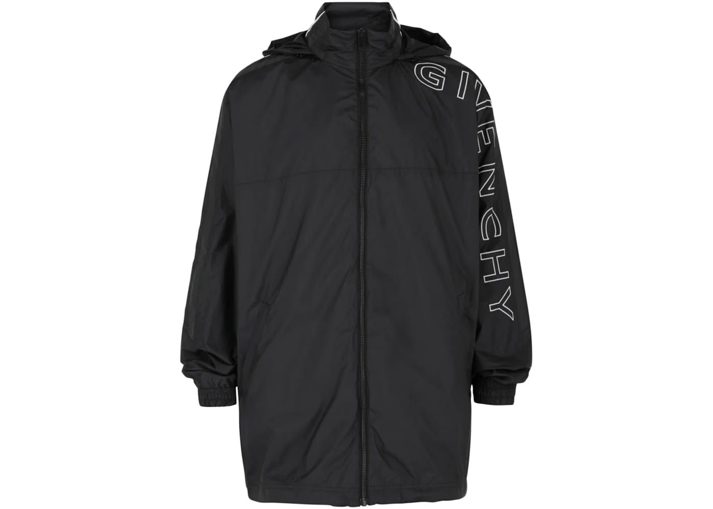 Givenchy Embroidered Logo Windbreaker Black