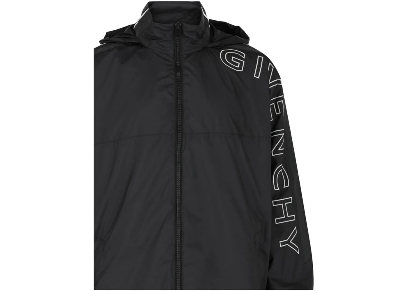 Givenchy Embroidered Logo Windbreaker Black