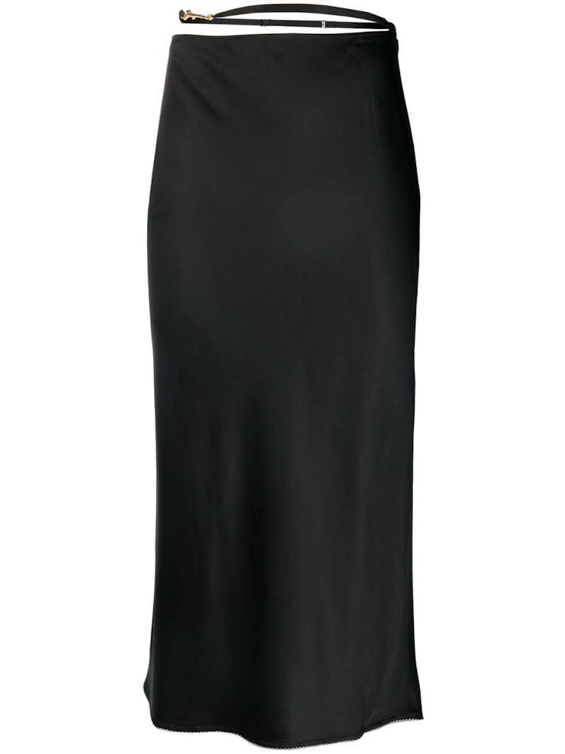 Jacquemus La Jupe Notte Midi Skirt Black