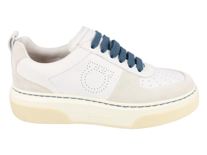 Ferragamo Cassina Low-Top Sneakers White (Women's)
