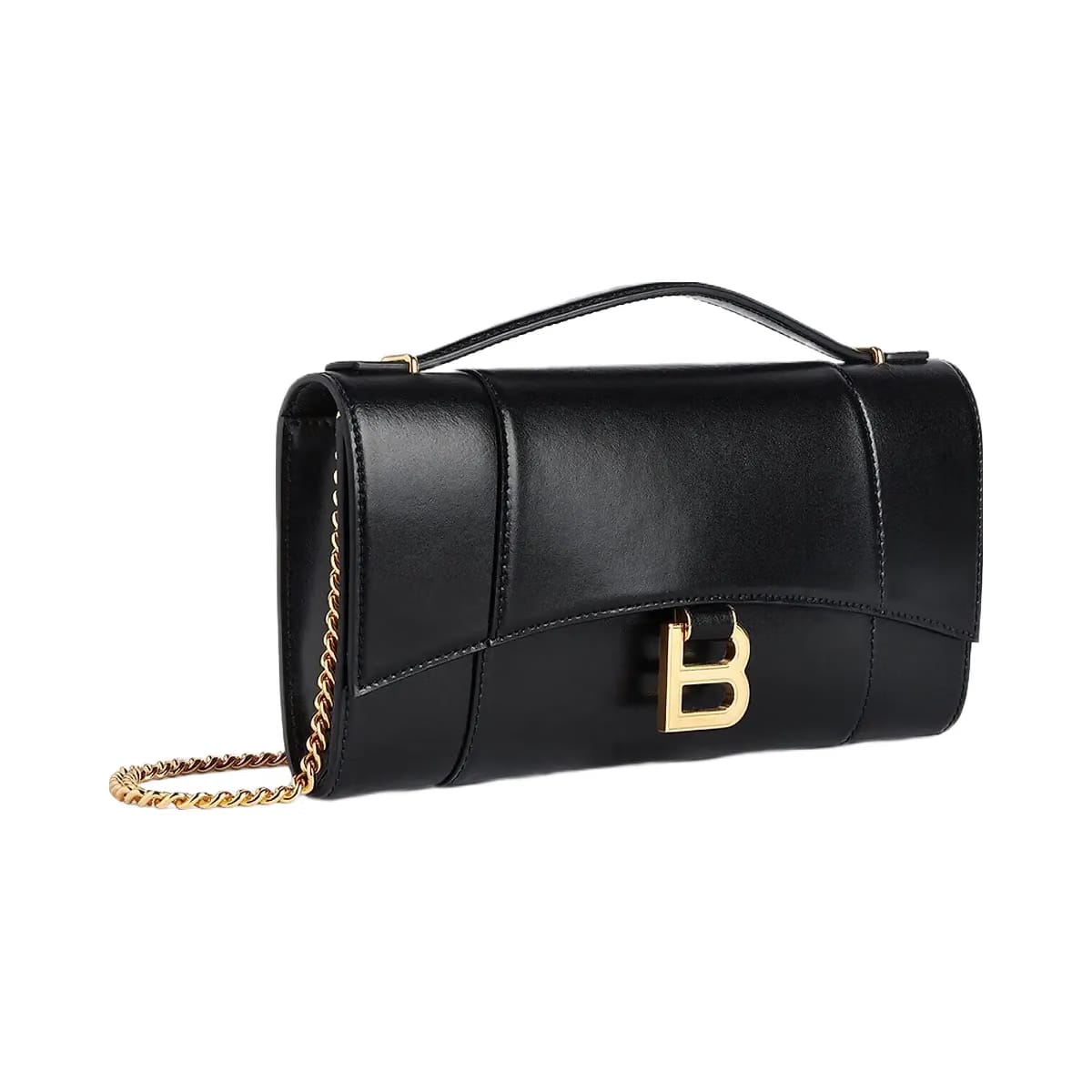 Balenciaga Hourglass Pochette with Chain