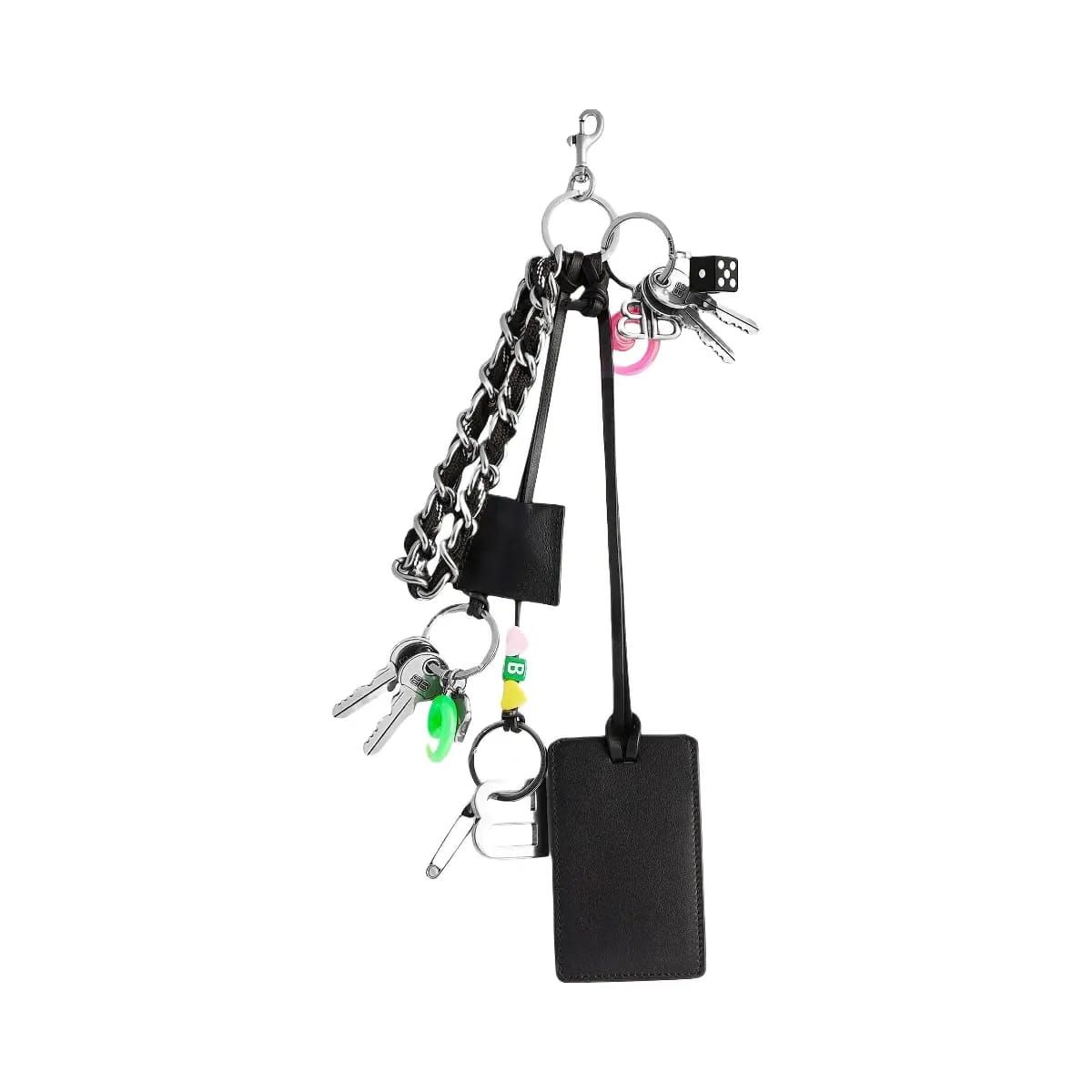 Balenciaga Keychain Rodeo Tag Full Charm