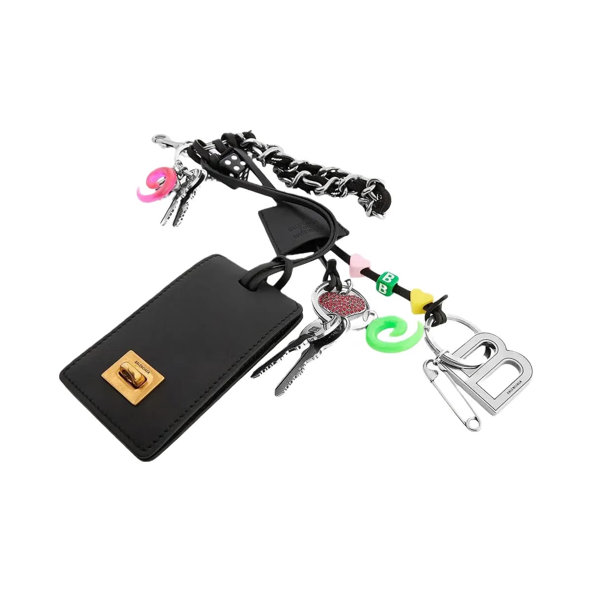 Balenciaga Keychain Rodeo Tag Full Charm