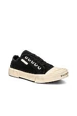 Balenciaga Paris Low Canvas Sneaker Black & White