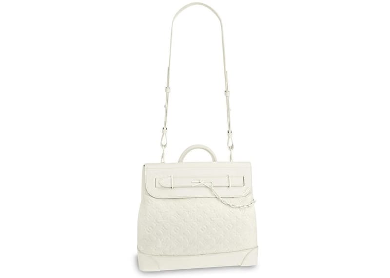 Louis Vuitton Steamer Monogram PM White