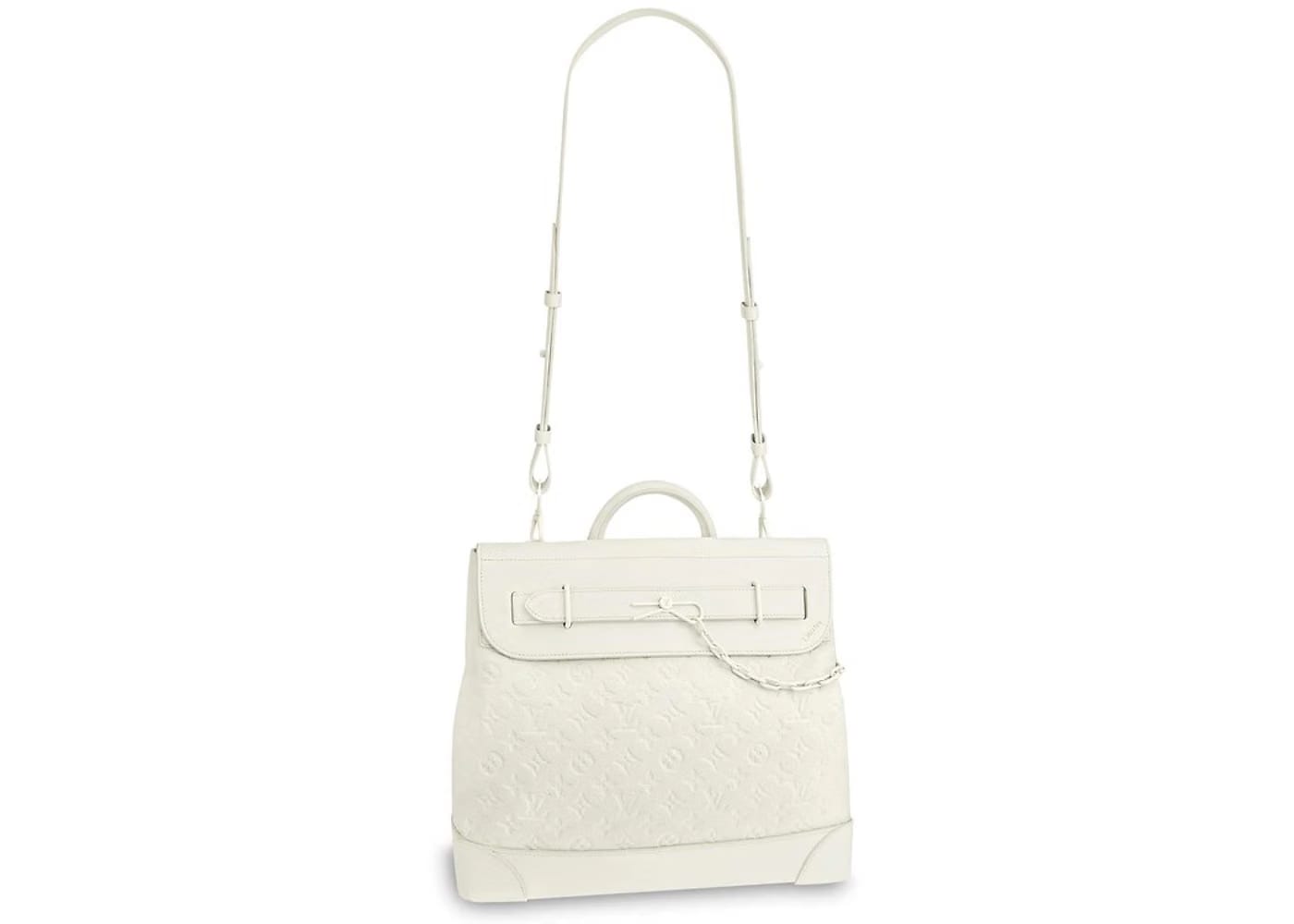 Louis Vuitton Steamer Monogram PM White