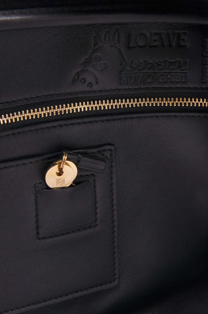 LOEWE x Howls Howl Amazona 28 Bag In Nappa Calfskin Black