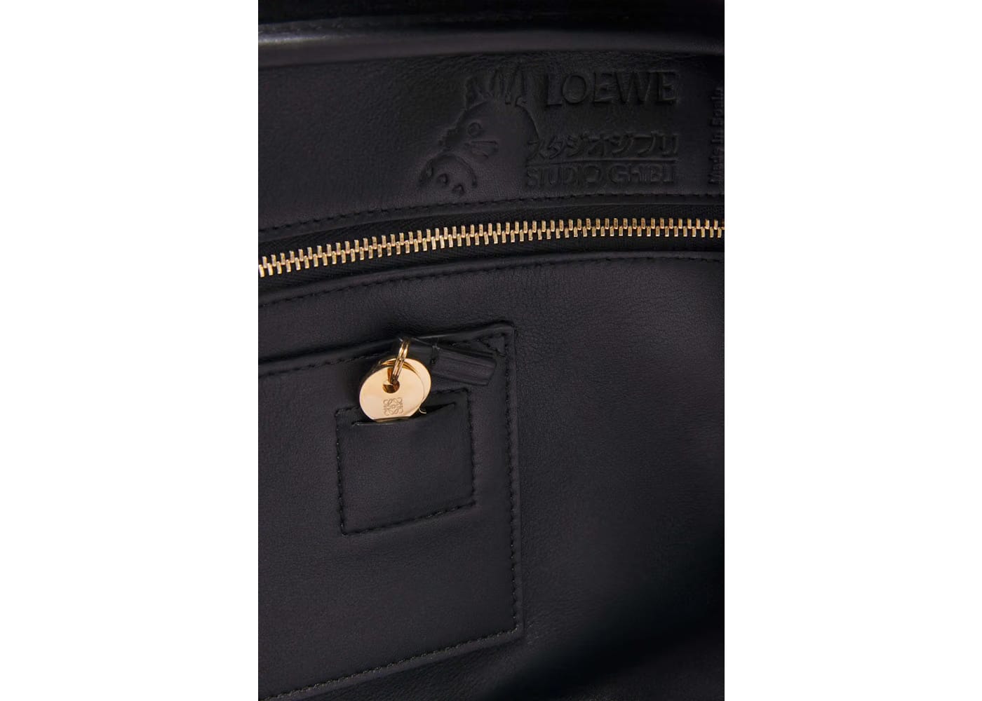 LOEWE x Howls Howl Amazona 28 Bag In Nappa Calfskin Black