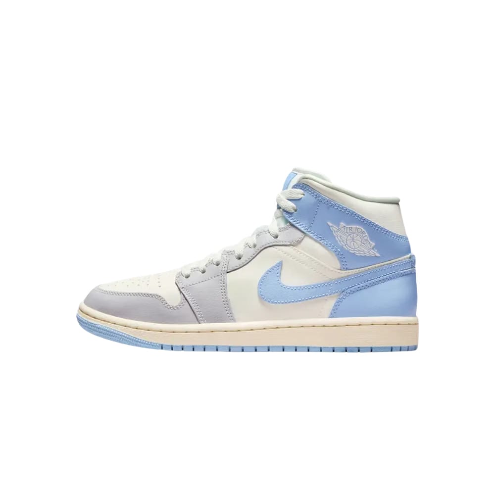 Air Jordan 1 Mid Psychic Blue Sail Coconut Milk