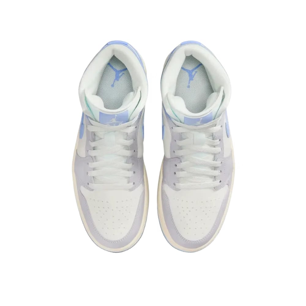 Air Jordan 1 Mid Psychic Blue Sail Coconut Milk