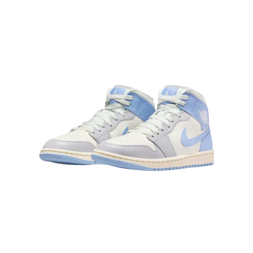 Air Jordan 1 Mid Psychic Blue Sail Coconut Milk