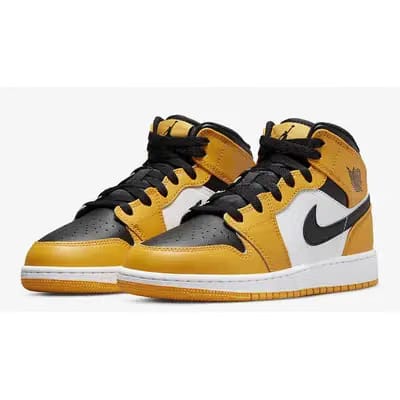 Air Jordan 1 Mid Taxi / Reverse Yellow Toe