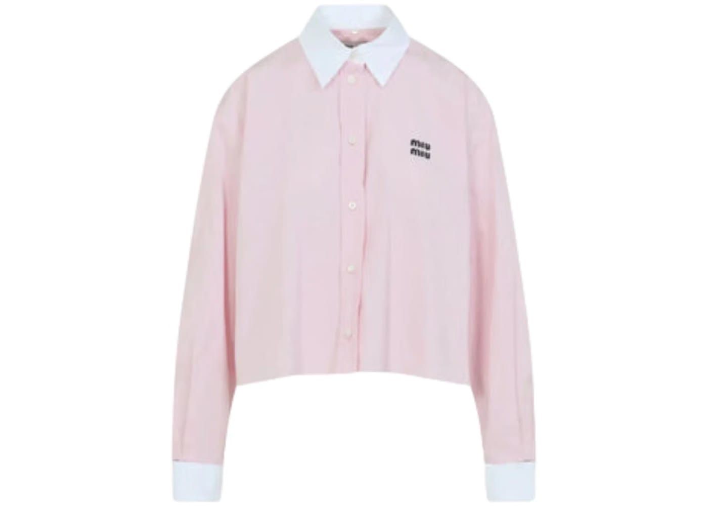 Miu Miu Poplin Shirt Pink