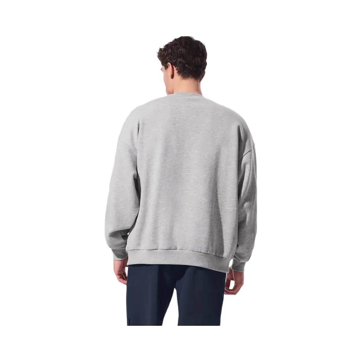 Alo Accolade Crew Neck Pullover - Athletic Heather Grey