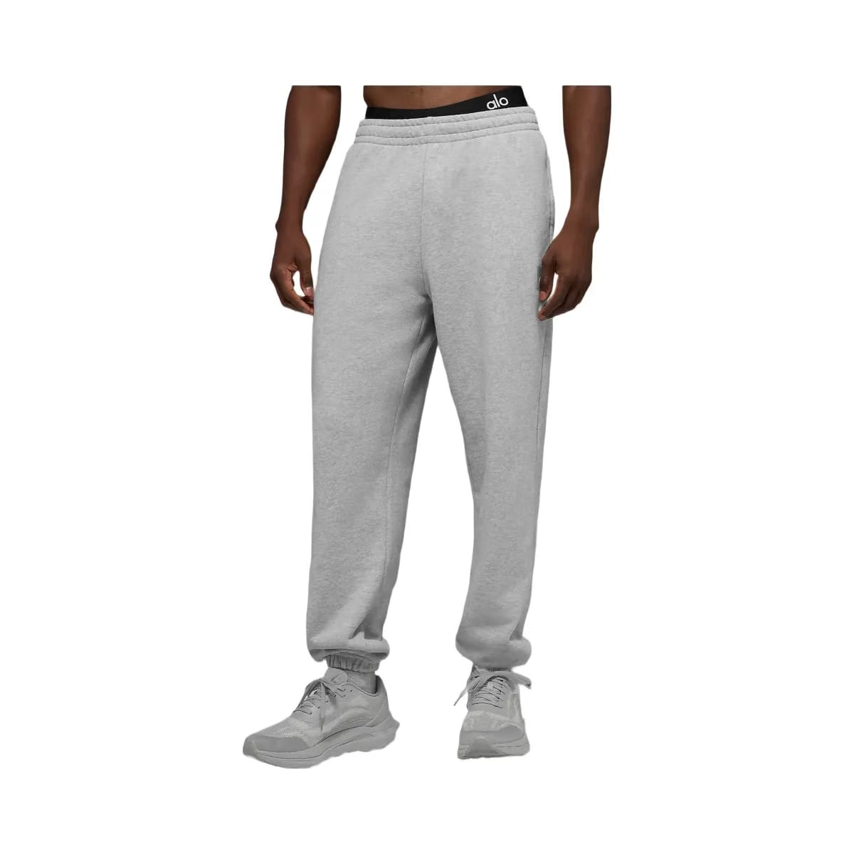 Alo Men's Cuffed Renown Heavy Weight Sweatpant - Athletic Heather Grey