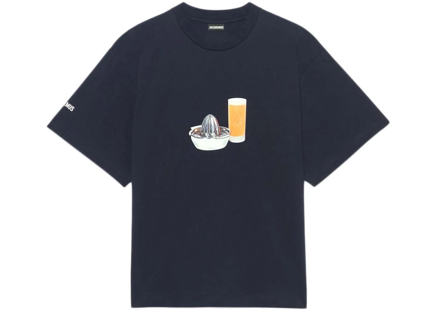 Jacquemus Le T-Shirt Succo Orange Juice T-Shirt Navy