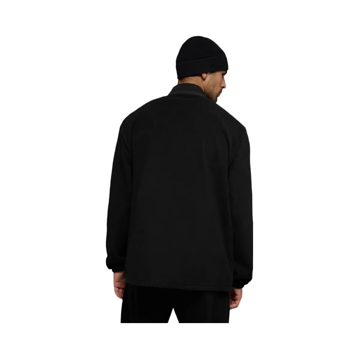 Alo Men's Polar Fleece Ridge Full Zip Jacket - Black