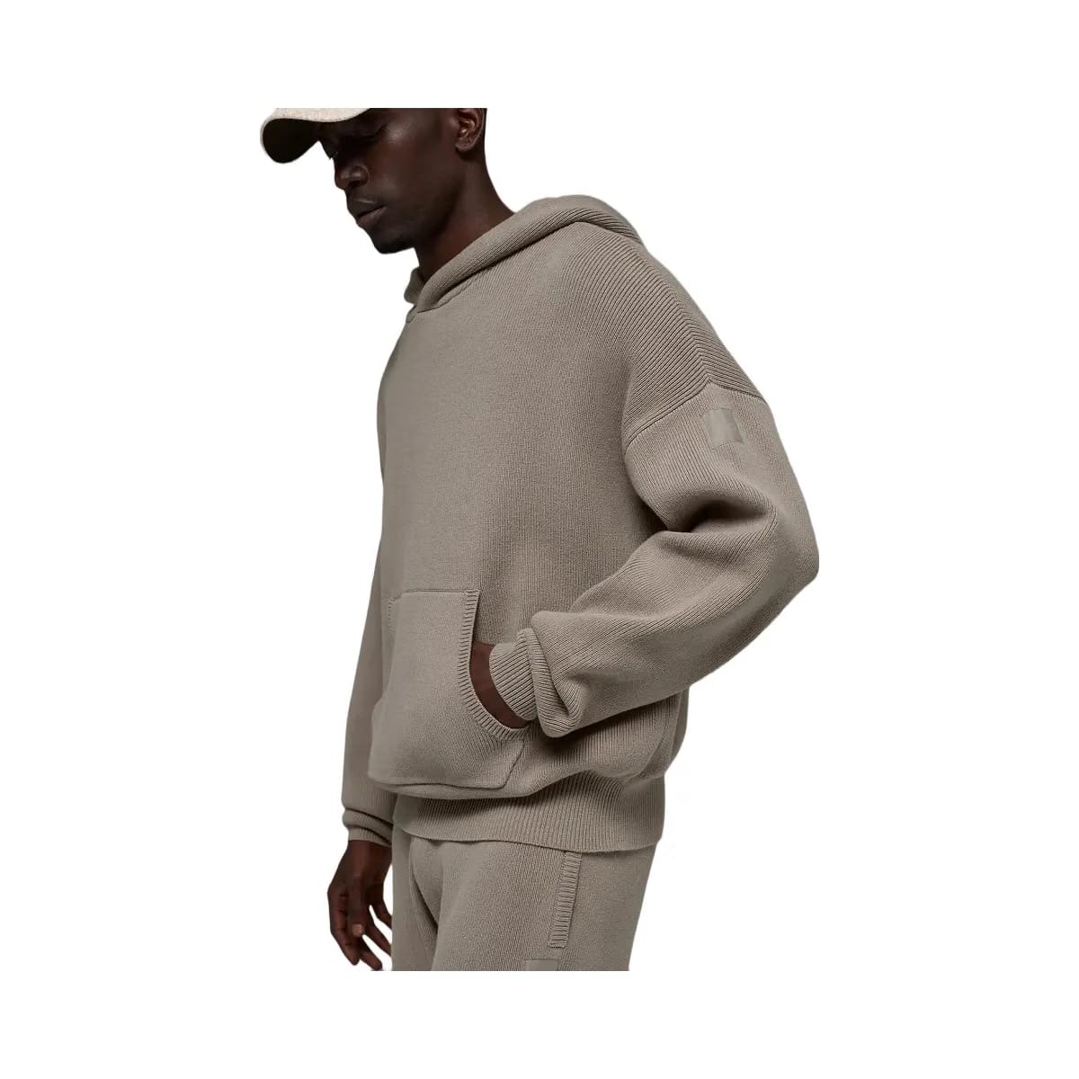 Alo Men's Scholar Hooded Sweater - Light Cocoa