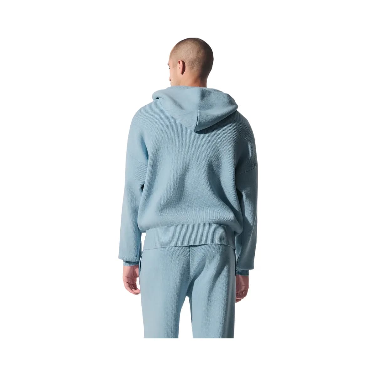Alo Men's Scholar Hooded Sweater - Celestial Blue Heather