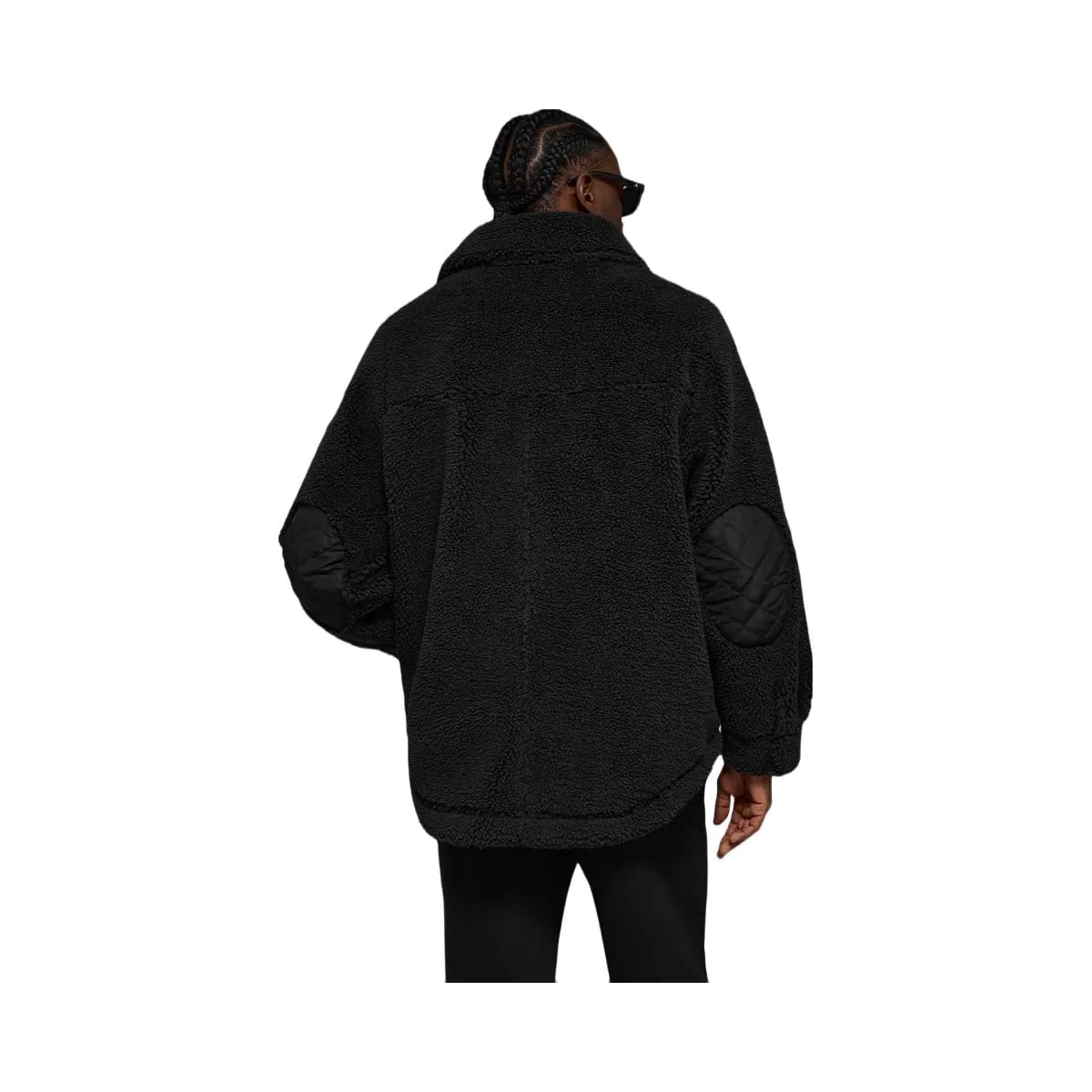 Alo Men's Sherpa Edge Shacket - Black