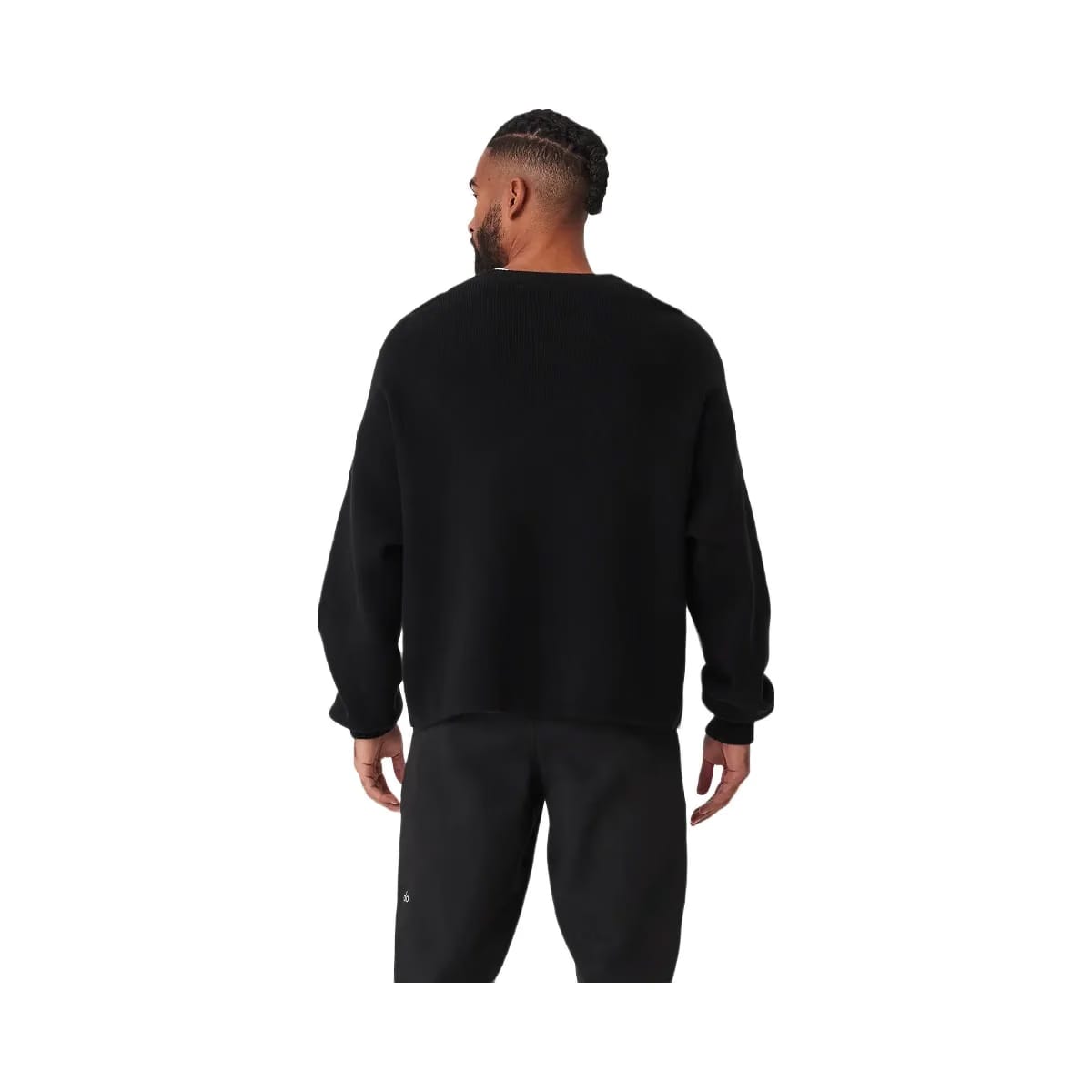Alo Men's Scholar Cardigan Sweater - Black