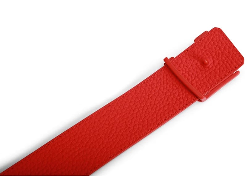 Louis Vuitton Initials Shape Belt Monogram 40MM Red