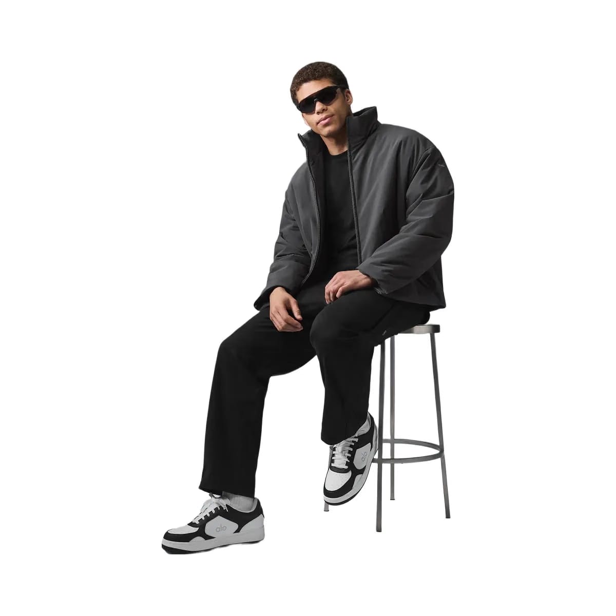 Alo Men's Stretch Woven Notable Jacket - Anthracite