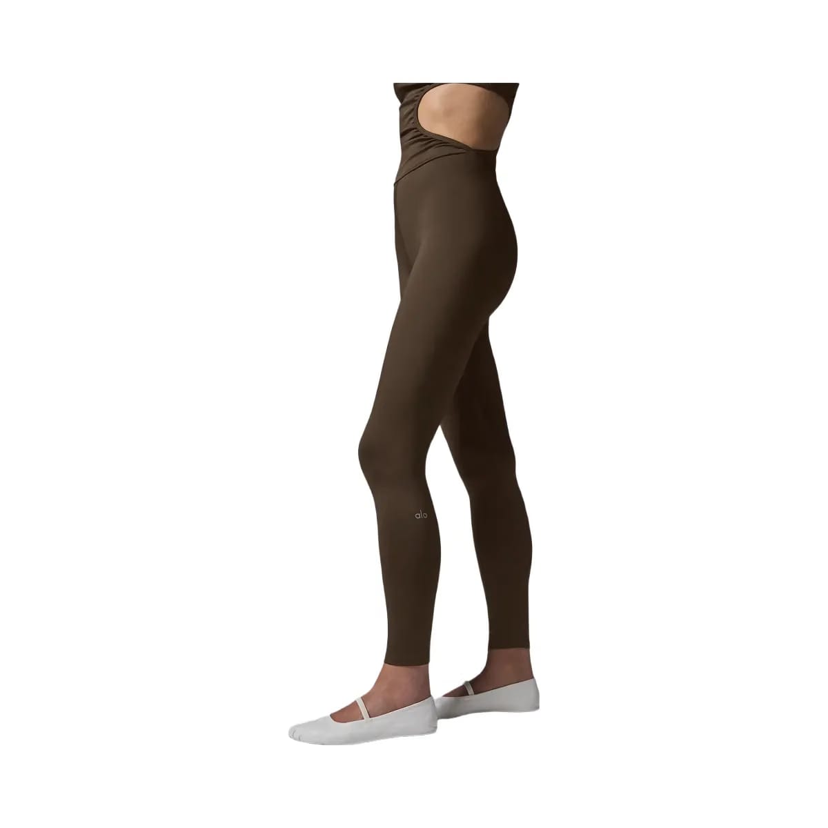 Alo Women's Airlift 7/8 Decadent Bodysuit - Espresso