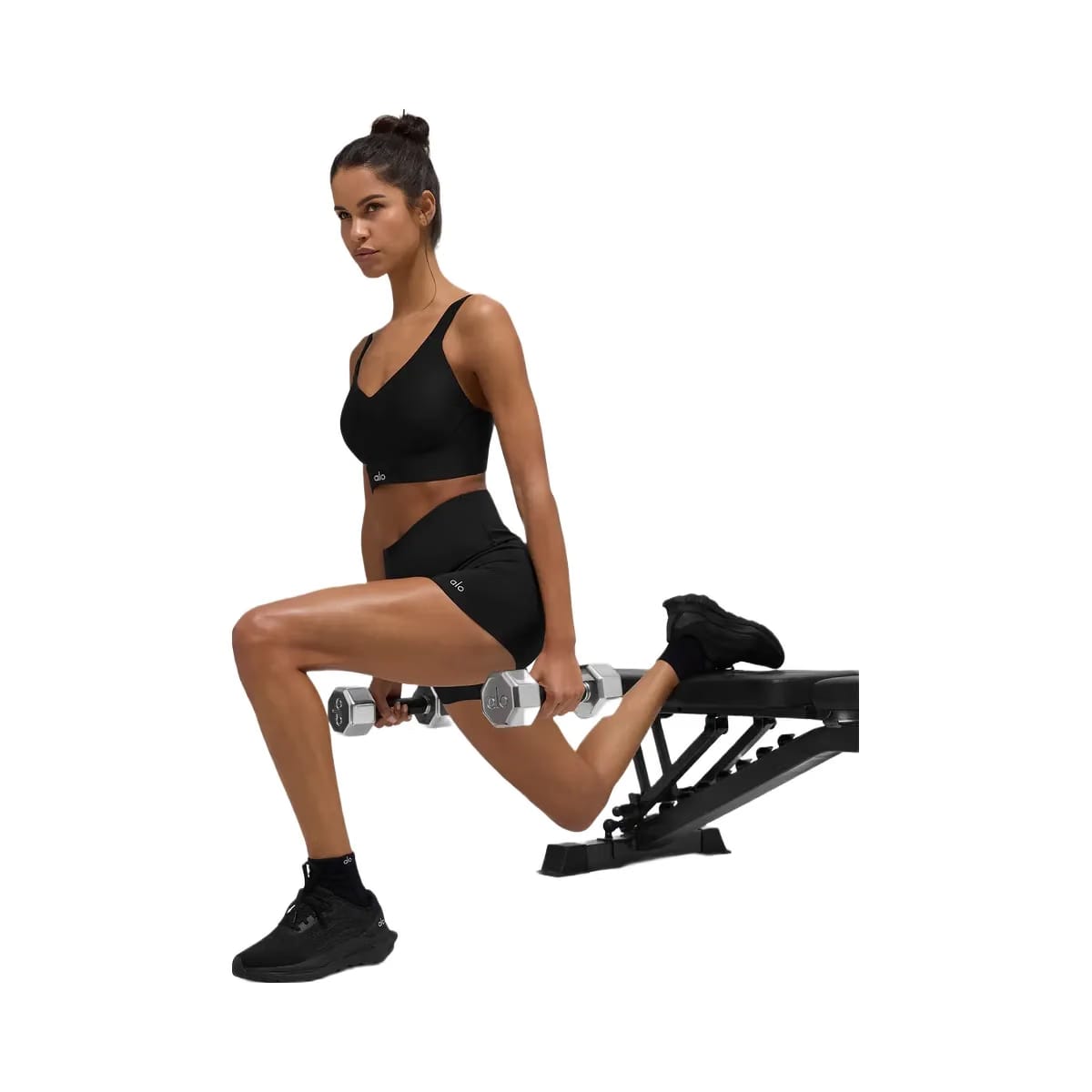 Alo Women's Airlift Endurance High-Impact Bra - Black