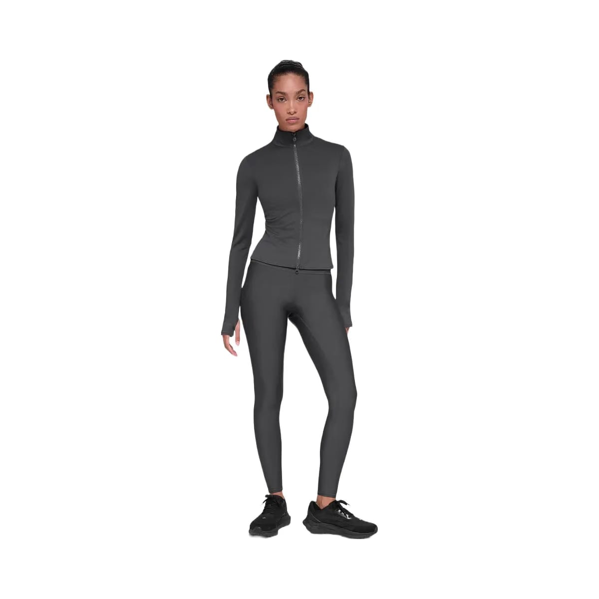 Alo Women's Airlift Winter Warm Radiant Full-Zip Jacket - Anthracite