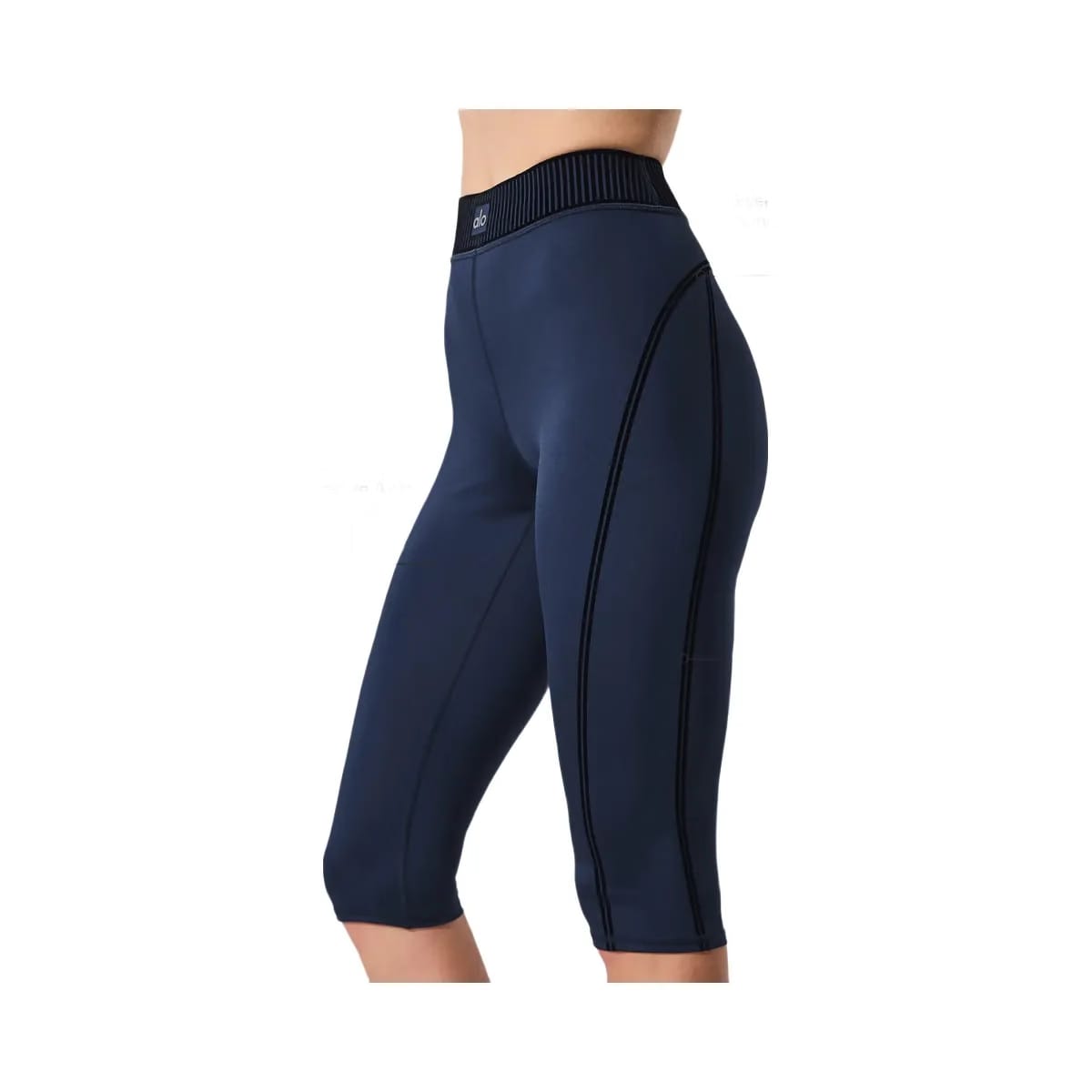 Alo Women's Airlift High-Waist Line Up Capri - Navy