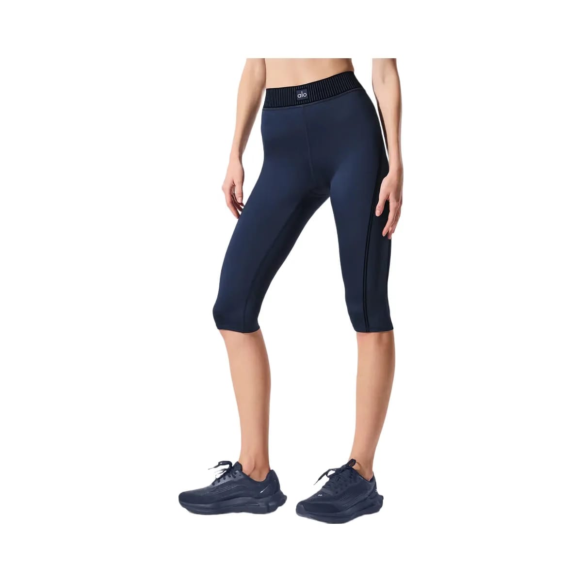 Alo Women's Airlift High-Waist Line Up Capri - Navy