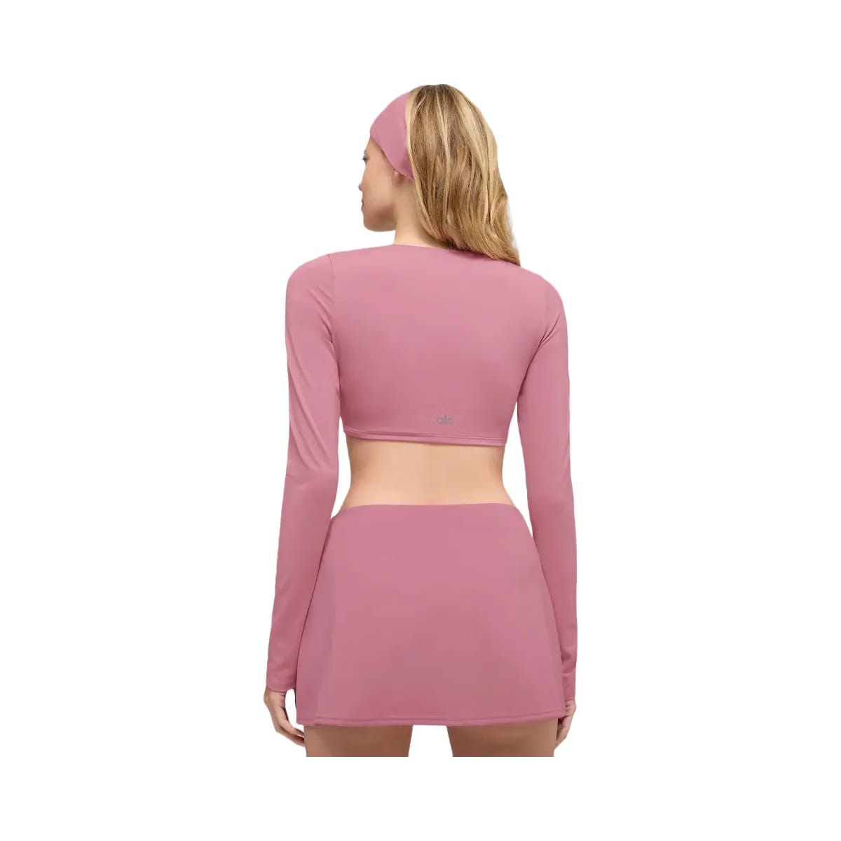 Alo Women's ALO Softsculpt Precision Long Sleeve Bra - Pink Wild Rose